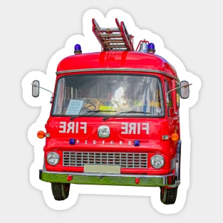 Fire Engine at local show Sticker